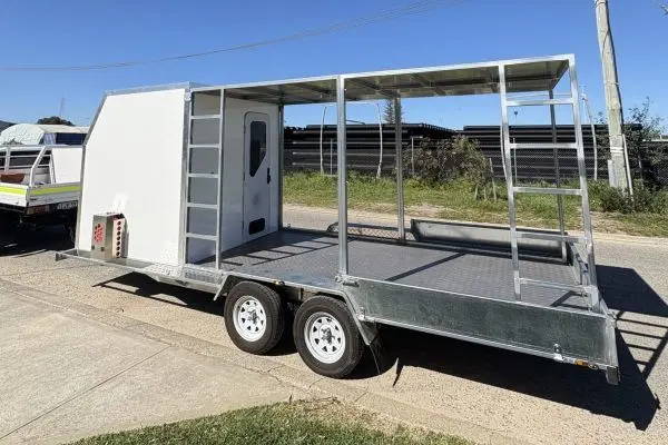 Custom galvanised trailer build