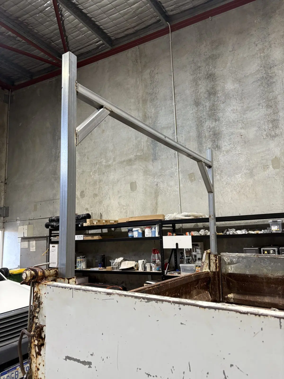 Fabricated ute rack frame